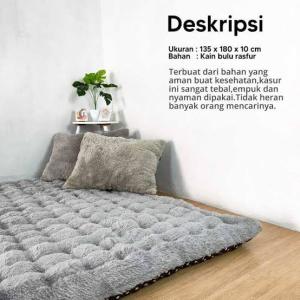 kasur gender jumbo / kasur gender premium / kasur gender tebal 180x140 / kasur lantai gender 180x140 / kasur bulu tebal 10cm / kasur lantai bonus bantal /