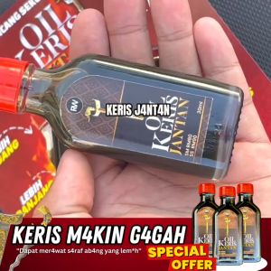 Original Oil Keris Jantan Black Oil Massaging Oil 30 ml