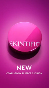 SKINTIFIC Cushion Compact with Applicator - Halal Certified - 100% Original - EPOAM - Packaging Amín - Beauty & Makeup Collective Store