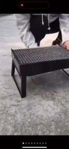 Folding Portable Outdoor Charcoal BBQ Grill for Camping and Hiking