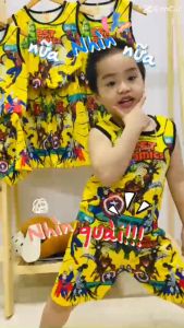 (3 LỖ VÀNG-12kg-27kg) mẫu mới quần áo siêu nhân cho bé trai bộ quần áo sát nách 3d vải mát cho bé trai 1 tuổi đến 8 tuổi