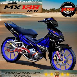 ⭐⭐⭐⭐⭐COD...!!! Decal Mx 135 New Stiker Fullbody //Mx Variasi Gresini