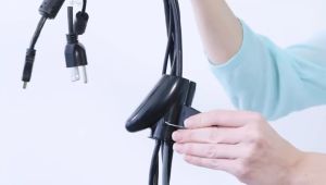 Flexible Spiral Tube Cable Wire Wrap Tidy Organizer Wrapping Band Computer Cable Managerment Cord Clip