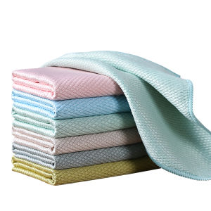Scaly Design Traceless Glass Cleaning Cloth