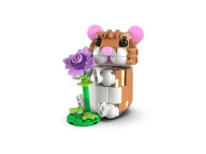 LEGO Creator 3 in 1 31376 Cute Hamster with a Flower (166 Pieces)