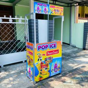 MEJA LIPAT JUALAN | MEJA LIPAT PORTABLE JUALAN | BOOTH POTABLE GEROBAK JUALAN