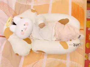 ร้านไทย รสชาติ ทารกแรก ผมหมอนผ้า ฝ้ายแท้พิมพ์ ลายหมอนตกใจหมอนช่วยในการแก้ไขหัวความคลาดเคลื่อนหมอนนอน ชุดหมอนกันสะดูง