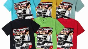 Kaos Tshirt Atasan Anak Basuri Bis Viral KIDS PANDA usia 1-12 Tahun