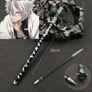 Bandai | 20cm Signature Pen Mitsuri Shinobu Tanjiro Alloy Real Size Ballpoint Pen Anime Character Accessories Office Supplies Gifts