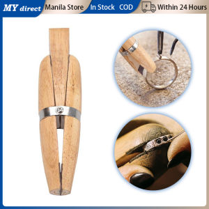 Wood Ring Clamp Jeweler Holder Wood Tweezers Ring Fixing Professional Jewelry DIY Making Tool