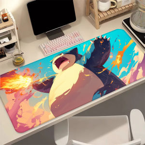 Bandai | Pokemon Snorlax & Quagsire Christmas Anime Extended Gaming Mouse Pad Non-Slip Large Desk Mat
