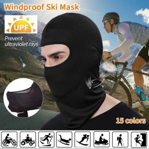 Ice Silk Balaclava Mask Breathable Motorcycle Full Face Shield Windproof Dustproof Sunscreen Cycling Caps Wild Liner Hats