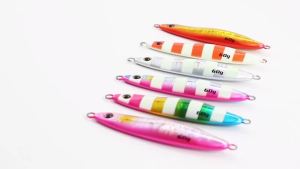 JIGGING PRO Metal Slow Pitch Jig Artificial Fishing Lures 20g 30g 40g 60g Shore Cast Jigging Lure Saltwater Boat Fishing Tackle