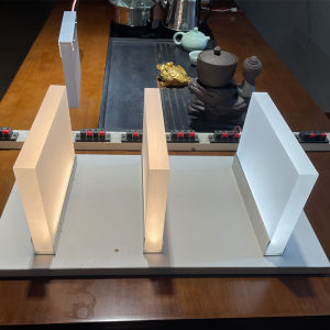 Built-In Acrylic Glass Shelf Wall-Mounted Display Cabinet Decorative Partition Simple Modern Style Customizable Quality Luxury