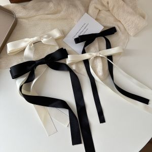 Elegant Long Butterfly Knot Hair Clip Fairy Atmosphere Semi-Clip Hair Card Spring Clamp Zhang Yuxi Stylish Hair Accessories