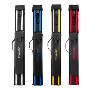 KONLLEN Billiard Carom Cue Case 3 Holes 1 Butt 2 Shafts Cue Case Bag 82cm Length High-end Fabric Durable Billiards Accessories