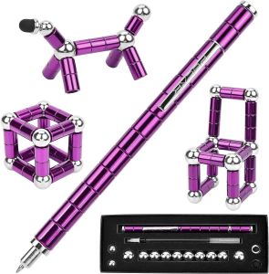 Decompression magnetic pen fidgeting magnetic pen multifunctional novel pen for relieving fidgety pressure a gift for friends