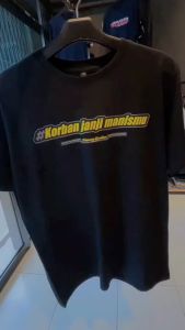 Kaos KORBAN JANJI MANISMU / Kaos Kata Kata / Kaos Kekinian / Kaos Viral / Kaos Distro Premium / Kaos Pekerja Keras / Kaos Profesi Keren / Kaos Pria Wanita / Kaos Cotton Combed 24s
