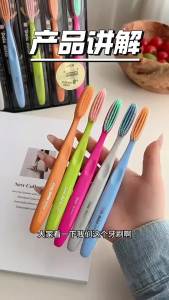 Adult Toothbrush Heads 5 Pack Soft Bristle Extended Widened Individual Wrapped for Outdoor Camping Oral Hygiene Use