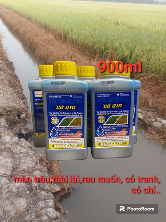 Thuốc Cỏ Q10 - 900ml ( diệt cỏ mần trầu, cỏ chỉ, cỏ thài lài, cỏ tranh ...