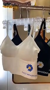 H-659 ครอปบราสายเดี่ยวแฟชั่น เสื้อสายเดี่ยว สายเดี่ยวเว้าหลัง สปอร์ตบรา