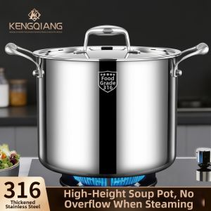RONGCHUAN | Deep Multipurpose Soup Pot for Stewing and Braising