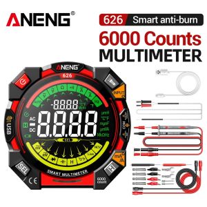ANENG | ANENG 626 high-precision multimeter 6000 counts USB charging AC/DC voltage current temperature frequency NCV electrical tools
