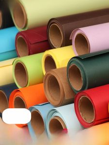 Thickened 230g Color Card Paper Roll Handmade Poster Drawing DIY Album Painting Background Paper for Kindergarten Students Art