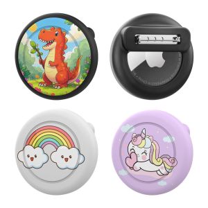 Silicone Protective Case for AirTag Elderly Children Locator Tracking Lanyard Pin Anti-Loss Device Digital Accessories