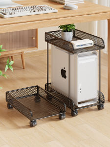 WUBUWEI | Mobile Computer Tower Stand with Wheels
