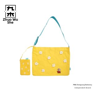 M&G SHOP | Cute Persimmon Pepper Bear Design Canvas Bag