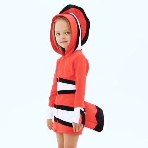 ชุดแม่ลูกปลาการ์ตูน   ชุดปาร์ตี้ธีมมหาสมุทร   วันฮาโลวีน cosolay ชุดเวที   ชุดการแสดงอนุบาล