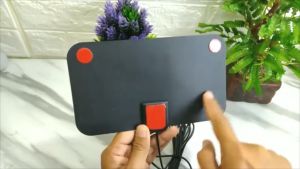 Antena TV Digital 4K Semua Siaran Terbaru Super Jernih Bening DVB-T2 4K High Gain 25dB Antena TV Digital DVB-T2 High Gain 25dB + Amplifier Boster Tv Digital Antena TV STB