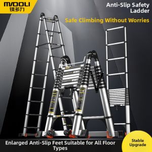Expandable Aluminum Foldable Ladder Home Use