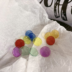 Color Transparent Earrings: A 2021 South Korean Fashion Accessory Trend