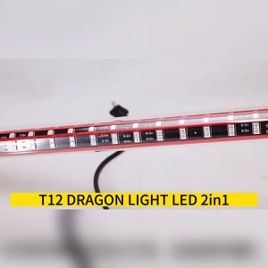การรับรอง TISI DRAGON LIGHT T12 ไฟตู้ปลา 5แถว หลอดไฟ LED 2in1 (สีแดง น้ำไม่แดง) หลอดไฟสำหรับปลาสวยงามทุกชนิด