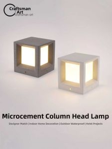NDU | Minimalist Cement Top-post Lights