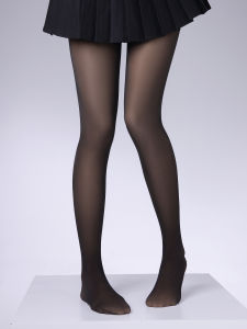 หนา ฤดูหนาว ผ้าขนแกะ ถุงน่อง Jk แน่นผิวเรียงราย โปร่งแสง เนื้อปลอมดู Bottoming ถุงน่อง สีดำ ผ้าไหม Matte Legging Warmth