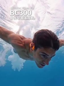 Monster | Tai Nghe Monster BC300 True Bone Conduction Bluetooth 6.0 Bộ Nhớ 32GB IPX8 Tai Nghe Thể Thao Không Dây Chống Nước IPX8 Tai Nghe Thể Thao Không Dây