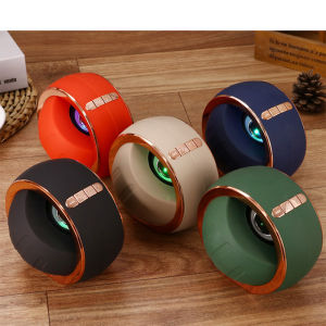 Zealloon Wireless Bluetooth-compatible Subwoofer Speaker Support FM Radio LED Colorful Lights with Stereo Sound Support TF Card for Home