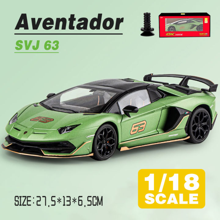 LEO 1:18 Lamborghini Aventador SVJ 63 Supercar Diecast Model Car Alloy Cars  Toys Collection Gift For Kids Boy Girl Lazada PH