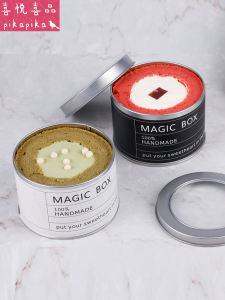 กล่องใส่นมถั่วเหลืองของหวานที่นิยมในโลกออนไลน์กล่องเหล็กใส่เค้กกล่องเค้กเหล็กเคลือบดีบุกกระป๋องเหล็กสำหรับทำไอศกรีมอบเค้กมูส