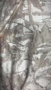 1 Mét Vải Thun Cotton 2 Chiều Hoạ Tiết Camo Xám Khổ 1m8 Hàng Công Ty