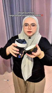 Shilajit Gold Gummies BIYODE (60 Gummies) - Stamina Lelaki Fokus Harian Mood & Imun Kurang Kelesuan