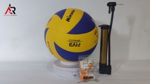 Bola Voli Mikasa Mva310 Super Gold Bintik Size 5 Murah Press Mesin Import