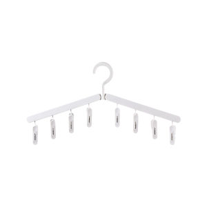 ราวตากผ้าพลาสติกพับได้แบบพกพา อุปกรณ์จำเป็นสำหรับการเดินทาง ระเบียง ตากชุดชั้นใน ถุงเท้า กันลม อุปกรณ์จัดเก็บของใช้ในบ้าน รุ่น DZ-764