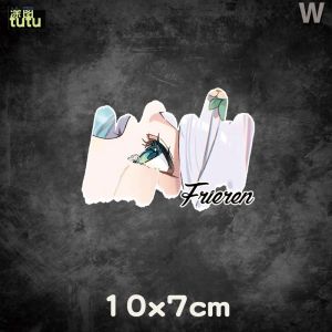 Tutu Burial Fuiranli Anime Reflective Electric Motorcycle Car Rear Glass Sticker Automotive Decoration Decals Customizable