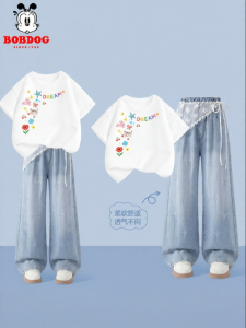 Bobdog | Summer Lightweight Short Sleeve Denim Outfit Set