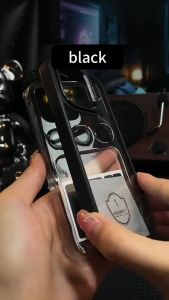 NEW! CHROME STAND ACRYLIC CASE FOR iPhone 15 PRO MAX 15 PLUS 14 PLUS 14 PRO MAX 13 PRO MAX 12 PRO MAX 11 PRO MAX X XS MAX XR 7 PLUS 8 PLUS SE 2020 ACRYLIC CASE STAND U CAMERA PROTECTION STANDING CASE