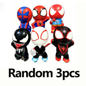 Bandai | Đồ Chơi Bóp Giảm Stress Hình Người Nhện Venom Liên Minh Anh Hùng Chất Liệu PU Chậm Nở Đồ Trang Trí Anime Đồ Chơi Bóp Mềm Giảm Căng Thẳng